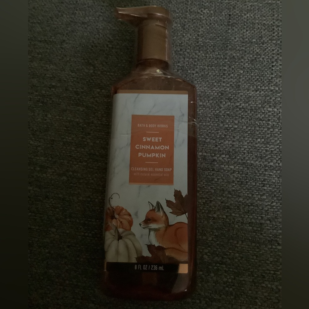 Bath & Body Works Sweet Cinnamon Pumpkin Gel Hand Soap New